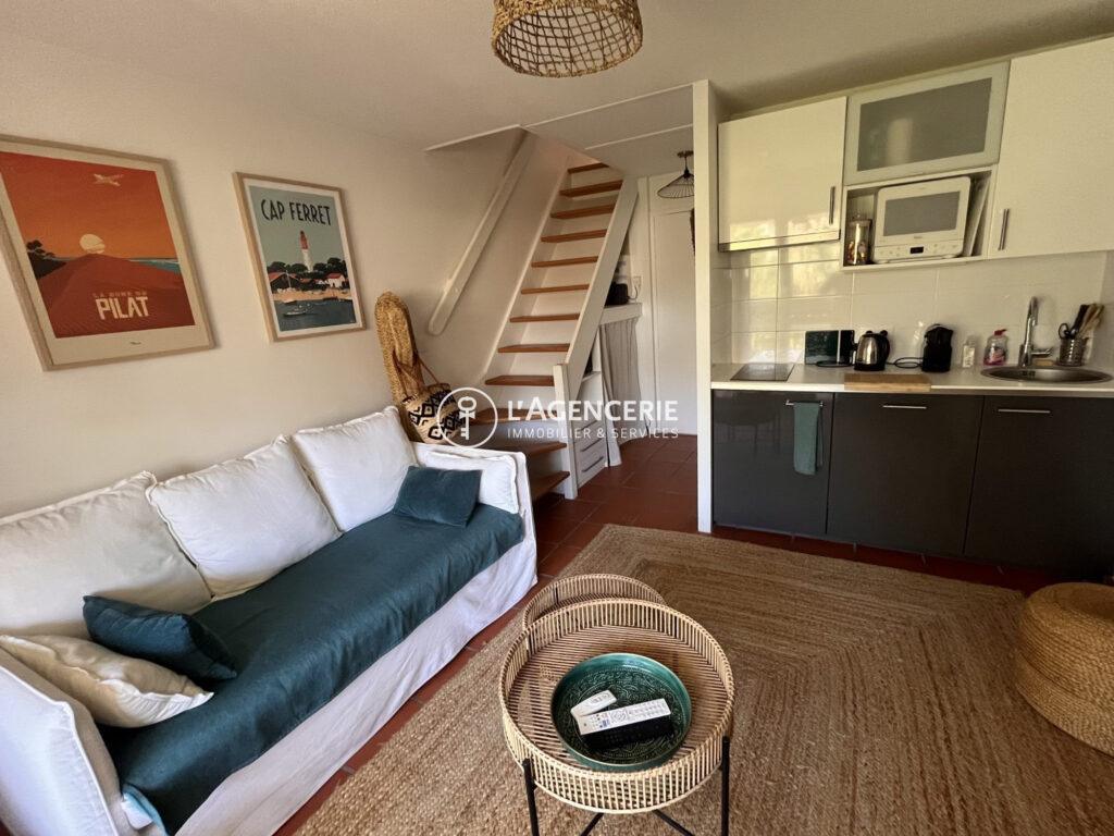 Duplex rénové  au centre du Cap-Ferret